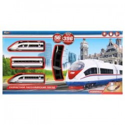Железная дорога длина пути 396, свет, кор.58*30,5*5см ИГРАЕМ ВМЕСТЕ в кор.2*9шт	